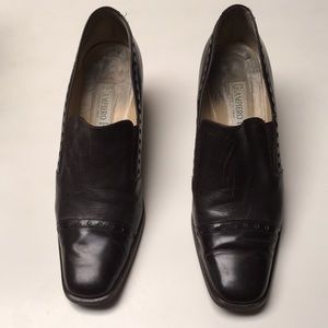 Vintage Giampiero P. Rich Brown Leather Shoes.